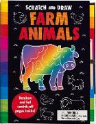 Scratch and Draw Farm Animals