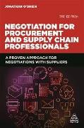 Negotiation for Procurement and Supply Chain Professionals