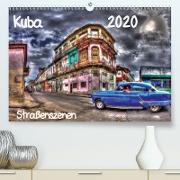 Kuba - Straßenszenen(Premium, hochwertiger DIN A2 Wandkalender 2020, Kunstdruck in Hochglanz)
