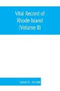 Vital record of Rhode Island