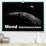 Mond Orbitalansichten(Premium, hochwertiger DIN A2 Wandkalender 2020, Kunstdruck in Hochglanz)