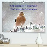 Schottlands Vogelwelt - Ein Porträt in Zeichnungen(Premium, hochwertiger DIN A2 Wandkalender 2020, Kunstdruck in Hochglanz)