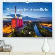 Hannover im Abendlicht 2020(Premium, hochwertiger DIN A2 Wandkalender 2020, Kunstdruck in Hochglanz)