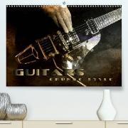 Guitars Grunge Style(Premium, hochwertiger DIN A2 Wandkalender 2020, Kunstdruck in Hochglanz)