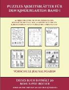 Vorschule Hausaufgaben (Puzzles Arbeitsblätter für den Kindergarten: Band 1): 50 Arbeitsblätter. Der Preis dieses Buches beinhaltet die Erlaubnis, 20