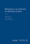 Mélanges à la mémoire de Bernard Corboz (PrintPlu§)