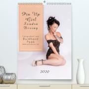 Pin Up Girl Sandra(Premium, hochwertiger DIN A2 Wandkalender 2020, Kunstdruck in Hochglanz)