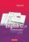 English G 21, Ausgaben A, B und D, Band 1/2: 5./6. Schuljahr, Portfolioarbeit, Handreichungen für den Unterricht, Mit Kopiervorlagen