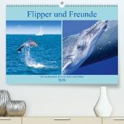 Flipper und Freunde(Premium, hochwertiger DIN A2 Wandkalender 2020, Kunstdruck in Hochglanz)