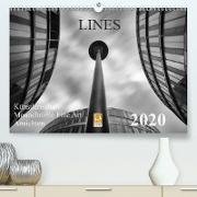 LINES - Künstlerische Monochrome Fine Art Ansichten(Premium, hochwertiger DIN A2 Wandkalender 2020, Kunstdruck in Hochglanz)