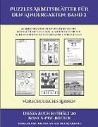 Vorschulisches Lernen (Puzzles Arbeitsblätter für den Kindergarten Band 2) - 50 Arbeitsblätter.: Der Preis dieses Buches beinhaltet die Erlaubnis, 20