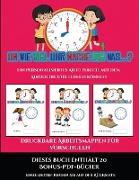 Druckbare Arbeitsmappen für Vorschulen (Um wie viel Uhr mache ich was...?): 30 farbige Arbeitsblätter. Der Preis dieses Buches beinhaltet die Erlaubni