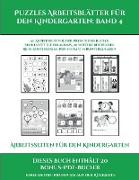 Arbeitsseiten für den Kindergarten (Puzzles Arbeitsblätter für den Kindergarten: Band 4): 50 Arbeitsblätter. Der Preis dieses Buches beinhaltet die Er