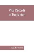 Vital records of Hopkinton, Massachusetts, to the year 1850