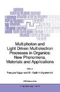 Multiphoton and Light Driven Multielectron Processes in Organics: New Phenomena, Materials and Applications