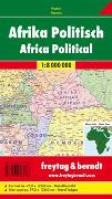 Afrika physisch-politisch