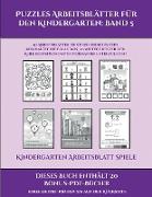 Kindergarten Arbeitsblatt Spiele (Puzzles Arbeitsblätter für den Kindergarten: Band 5): 50 Arbeitsblätter. Der Preis dieses Buches beinhaltet die Erla