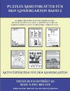 Aktivitätsseiten für den Kindergarten (Puzzles Arbeitsblätter für den Kindergarten: Band 2): 50 Arbeitsblätter. Der Preis dieses Buches beinhaltet die