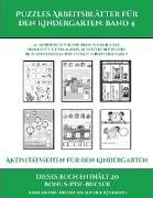 Aktivitätsseiten für den Kindergarten (Puzzles Arbeitsblätter für den Kindergarten: Band 4): 50 Arbeitsblätter. Der Preis dieses Buches beinhaltet die