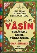 Yasin Tebareke Amme Vakia - Cuma ve Kisa Sureler Orta Boy, Fihristli