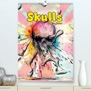 Skulls by Nico Bielow(Premium, hochwertiger DIN A2 Wandkalender 2020, Kunstdruck in Hochglanz)