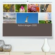 Naturcollagen 2020(Premium, hochwertiger DIN A2 Wandkalender 2020, Kunstdruck in Hochglanz)