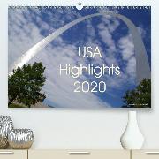 USA Highlights 2020(Premium, hochwertiger DIN A2 Wandkalender 2020, Kunstdruck in Hochglanz)