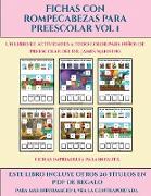 Fichas imprimibles para infantil (Fichas con rompecabezas para preescolar Vol 1)