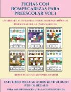 Libros de actividades para infantil (Fichas con rompecabezas para preescolar Vol 1)