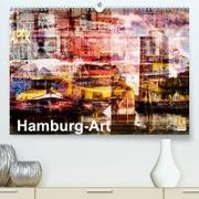 Hamburg-Art(Premium, hochwertiger DIN A2 Wandkalender 2020, Kunstdruck in Hochglanz)
