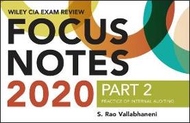 Wiley CIA Exam Review 2020 Focus Notes, Part 2