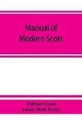 Manual of modern Scots
