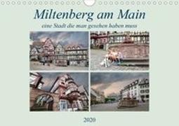 Miltenberg am Main eine Stadt die man gesehen haben muss (Wandkalender 2020 DIN A4 quer)