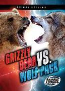 Grizzly Bear vs. Wolf Pack