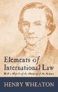 Elements of International Law (1836)