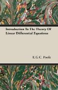 Introduction to the Theory of Linear Differential Equations