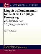 Linguistic Fundamentals for Natural Language Processing