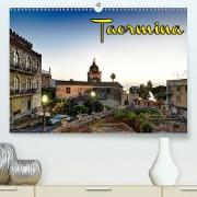 Taormina zur blauen Stunde(Premium, hochwertiger DIN A2 Wandkalender 2020, Kunstdruck in Hochglanz)
