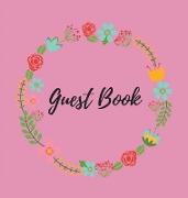 Wedding Guest Book (Hardcover): Wedding guest advice book, Visitors guest book, wedding decor, comments book, registratio book, signature book, guest