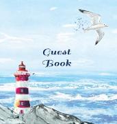 GUEST BOOK FOR VACATION HOME, Visitors Book, Beach House Guest Book, Seaside Retreat Guest Book, Visitor Comments Book