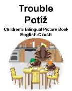 English-Czech Trouble/Potíz Children's Bilingual Picture Book