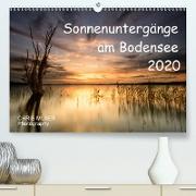 Sonnenuntergänge am BodenseeCH-Version(Premium, hochwertiger DIN A2 Wandkalender 2020, Kunstdruck in Hochglanz)