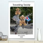 Travelling Teddy Kuba Edition 2020(Premium, hochwertiger DIN A2 Wandkalender 2020, Kunstdruck in Hochglanz)