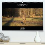 Hirsch Kalender 2020(Premium, hochwertiger DIN A2 Wandkalender 2020, Kunstdruck in Hochglanz)