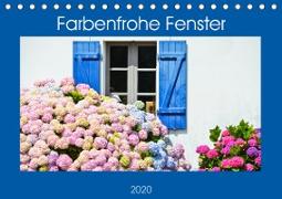 Farbenfrohe Fenster (Tischkalender 2020 DIN A5 quer)