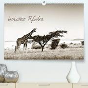 Wildes Afrika(Premium, hochwertiger DIN A2 Wandkalender 2020, Kunstdruck in Hochglanz)