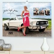 Pin Up Pia & Mustang '67(Premium, hochwertiger DIN A2 Wandkalender 2020, Kunstdruck in Hochglanz)