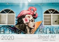 Street Art - Holbox, Mexico (Wandkalender 2020 DIN A4 quer)