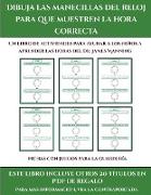 Fichas con juegos para la guardería (Dibuja las manecillas del reloj para que muestren la hora correcta)