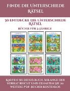 Bücher für 2-Jährige (Finde die Unterschiede Rätsel): 30 entdecke die Unterschiede Rätsel